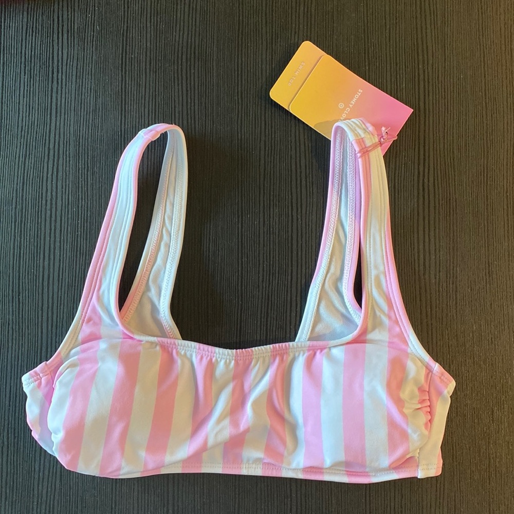 Stoney Clover Lane Striped Swim Top
